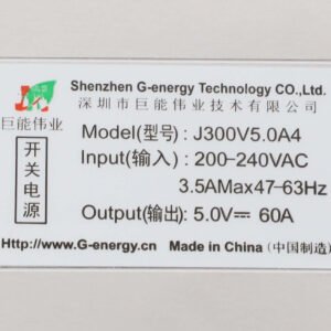 G-ENERGY J300V5.0A4 Led screen energy-saving power supply