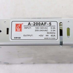 CZCL A-200AF-5 5V40A 200W Low Profile LED Power Supply
