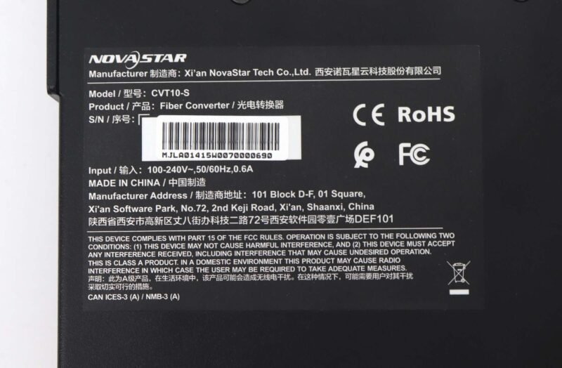 Novastar Fiber Converter CVT10-S LED Screen