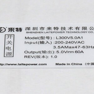 LaitePower L300V5.0A1 LED Screen Power Supply Unit
