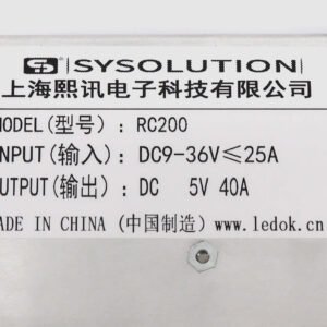 Sysolution RC200 Car LED Display Power Supply