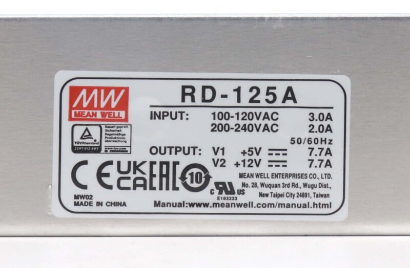 Meanwell RD-125A long life LED Power Supply