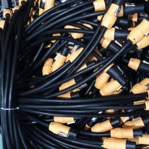 Fine Copper LED Screen cabinet Lockable Power cable