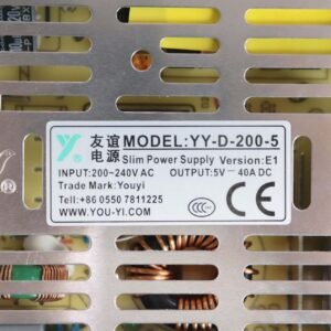 YOU-YI YY-D-200-5 5V40A 200W LED Power Supply
