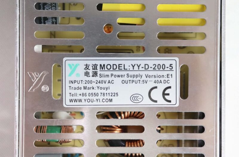 YOU-YI YY-D-200-5 5V40A 200W LED Power Supply